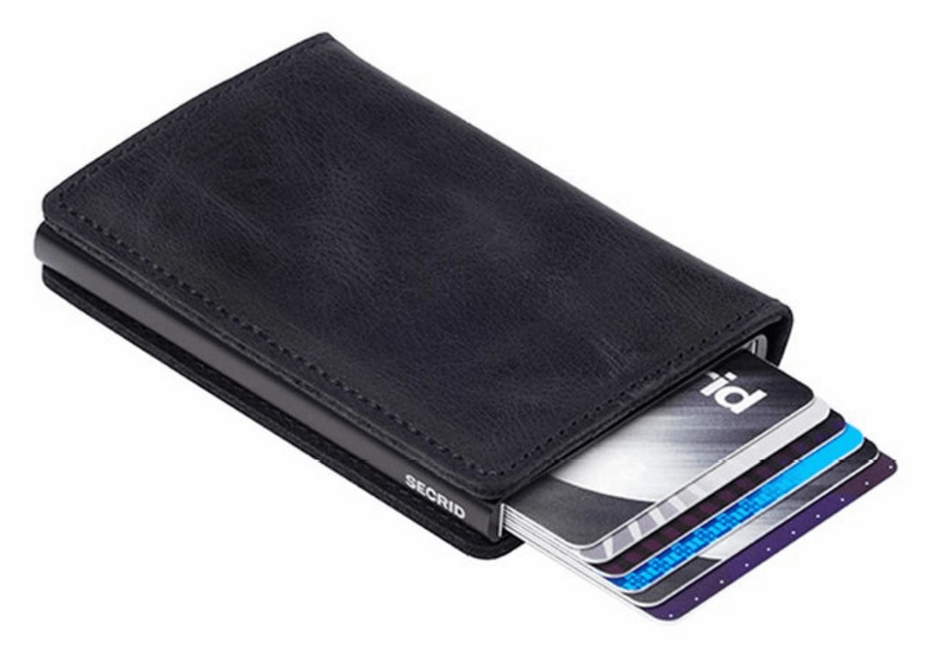 minimalist wallet black