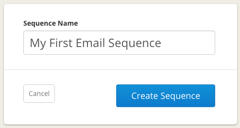 email sequence